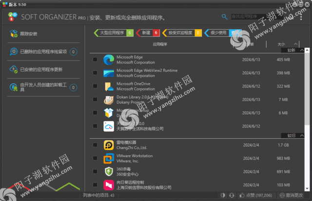 Soft Organizer(软件卸载监控工具) v9.50 多语便携版