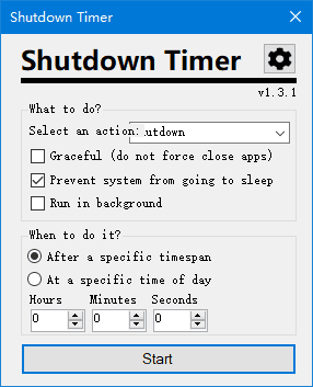 Shutdown Timer Classic v1.3.2 绿色版-关机计时器经典版插图