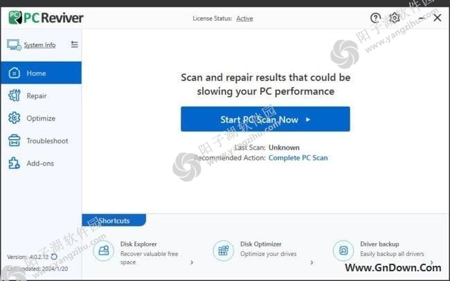 PC Reviver(多功能系统工具) v4.0.2.12 便携版