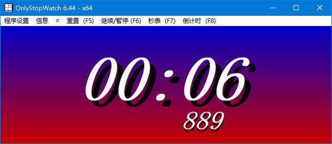 OnlyStopWatch(桌面计时器工具) v6.63 多语便携版插图