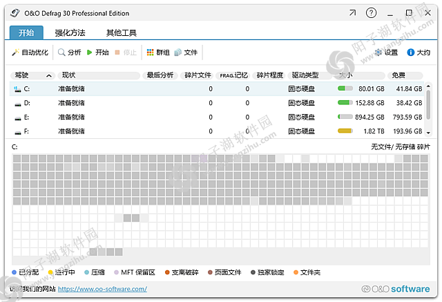 O&O Defrag Professional v30.5.1215 中文直装版-磁盘碎片整理插图