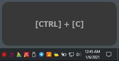 Keystroke Visualizer v3.4 多语便携版-键盘输入可视化工具插图