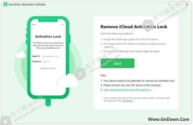 Joyoshare Activation Unlocker(iOS系统解锁工具) v2.0.0.16 便携版