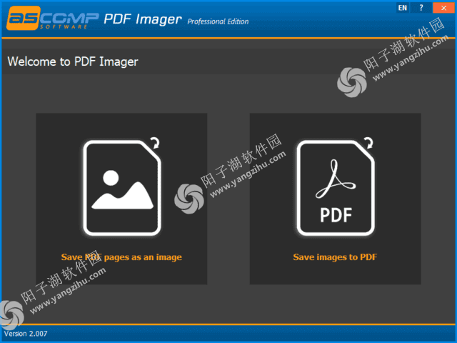 ASCOMP PDF Imager(PDF转图片工具) Pro v2.007 便携版