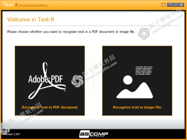 ASCOMP Text-R(OCR文字识别软件) Pro v2.007 便携版