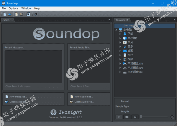 Soundop(全功能音频编辑软件) v1.9.5.3 英文便携版