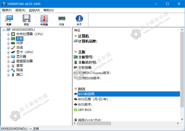 HWiNFO(专业系统信息诊断工具) v8.03.5445 多语便携版