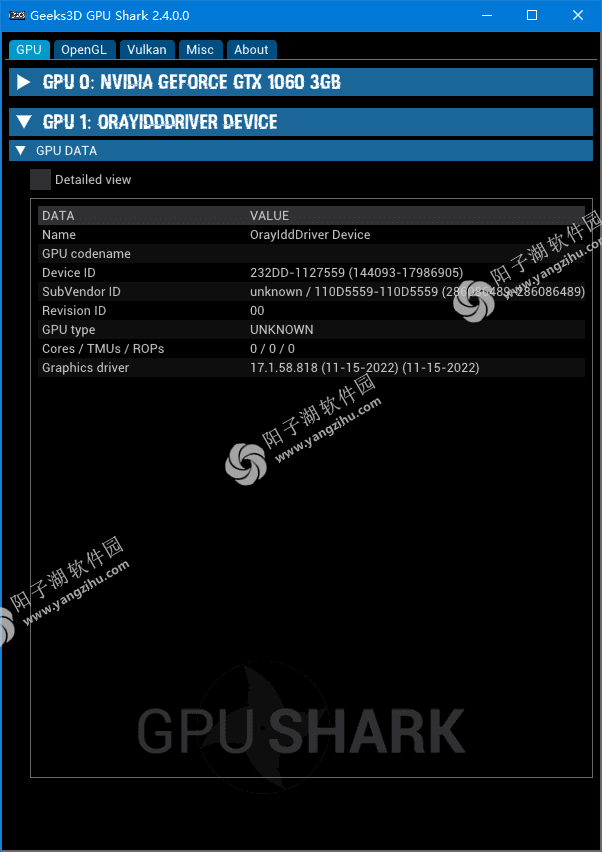 GPU Shark II v2.10.0.0 / 0.33.3.0 绿色版-显卡GPU监视工具插图