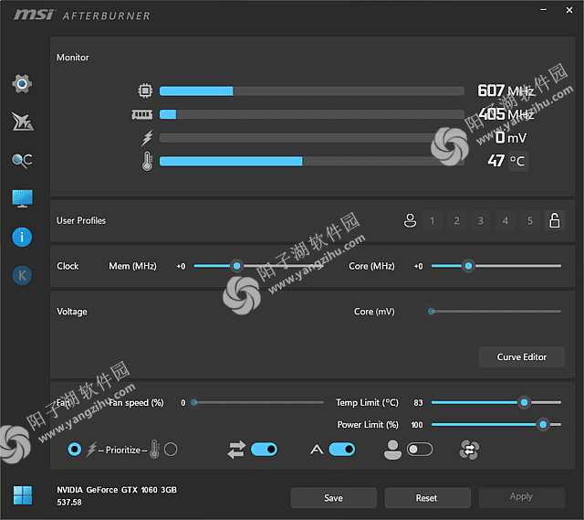 MSI Afterburner v4.6.6.16757 最新版-微星显卡超频软件插图