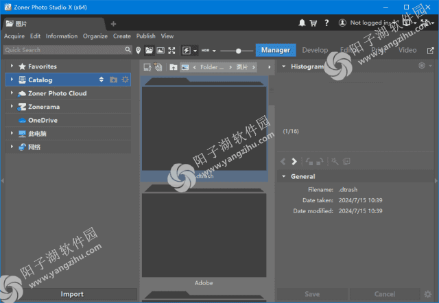 Zoner Photo Studio X(照片编辑管理) v19.2409.2.579 便携版