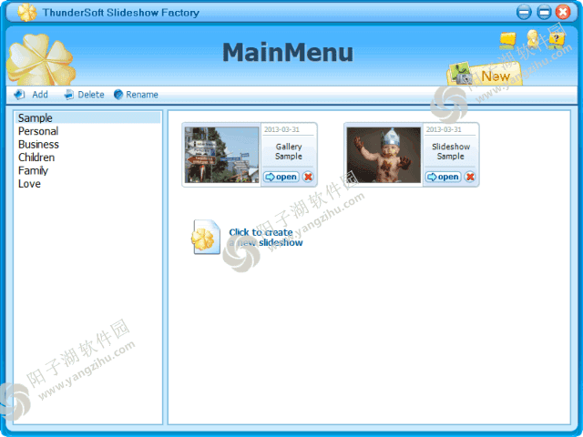 ThunderSoft Slideshow Factory v6.6.0 便携版-幻灯片制作软件插图