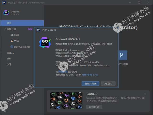 JetBrains GoLand(Go语言集成开发环境) 2024.1.3 直装激活版