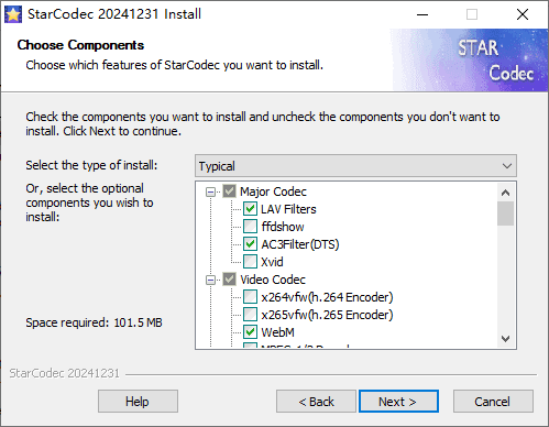 StarCodec Classic / Lite(免费多媒体编解码器) v20260615